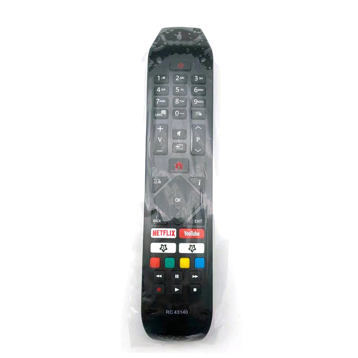 Hitachi Smart TV Remote Control RC43140 Compatible with Multiple Models