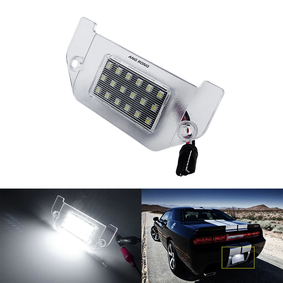 White LED License Plate Light for Dodge Avenger Charger Chrysler 300