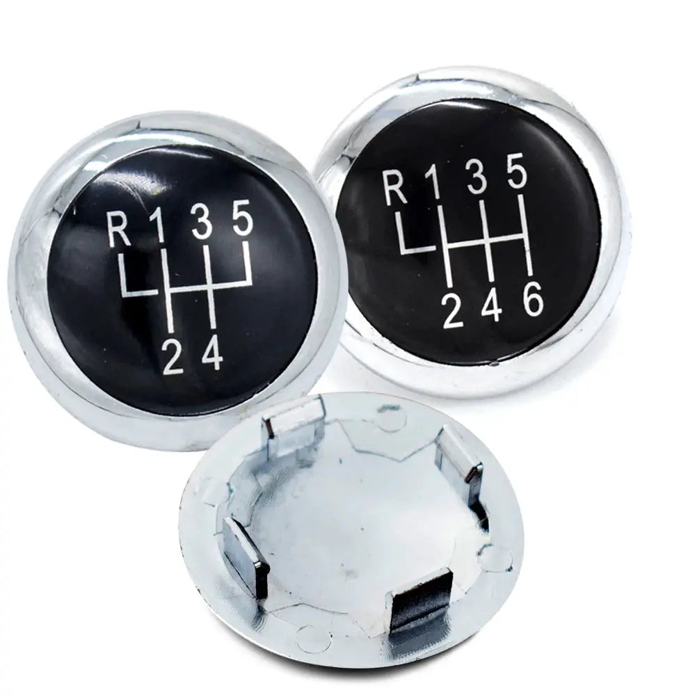 Chrome 5/6 Speed Car Gear Knob Cap Cover For VW Passat B6 2005-2011 B7 2010-2014 CC 2009-2012 Shift Lever Head Cover by InterCyprus Trading Ltd