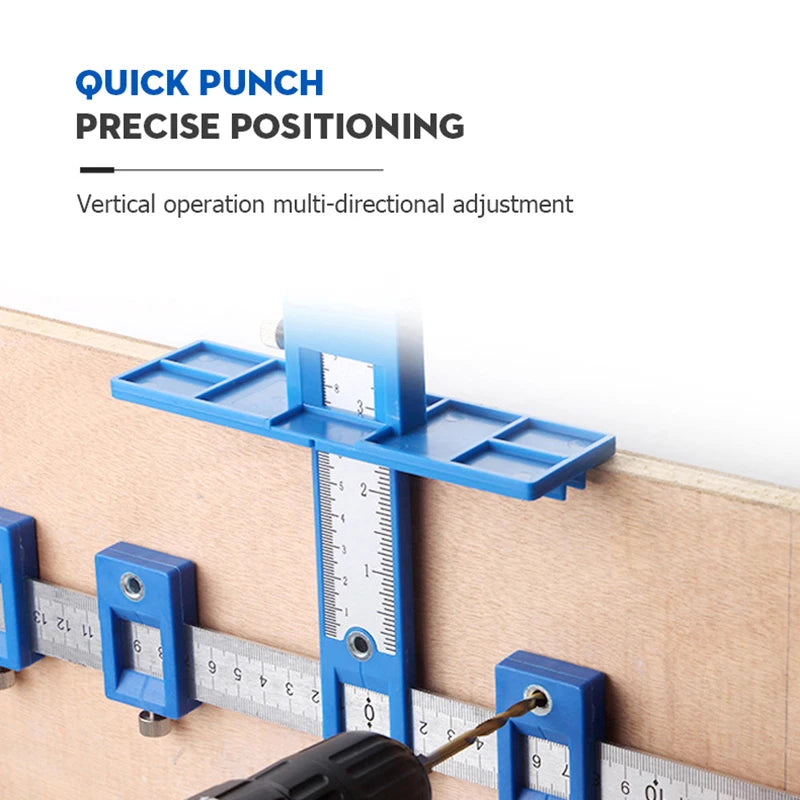 KAK Съемный направляющий сверлильный инструмент для отверстий для шкафов