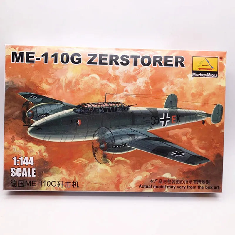 Trumpeter 1/144 Military Fighter Model Kit - Plastic Assembly Airplane German ME-001G