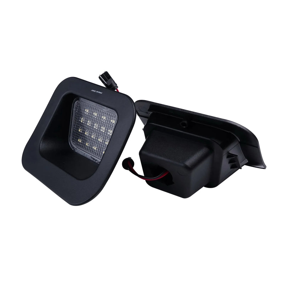 Faro LED per Targa per Dodge RAM 1500 2500 3500 Bianco, 2-Pack, 18-LED SMD per Faro, 6000K Bianco Xenon