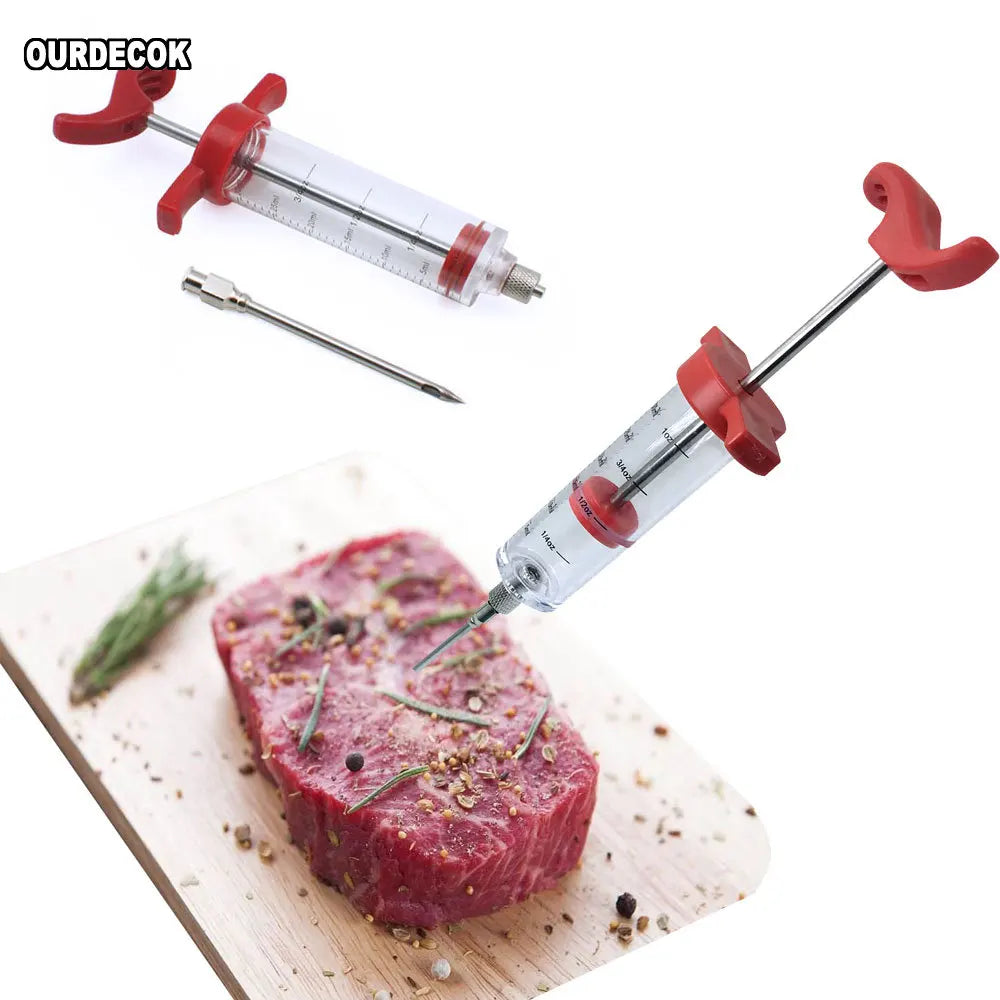 NoEnName_Null BBQ Syringe - Barbecue Marinade Injector Tool