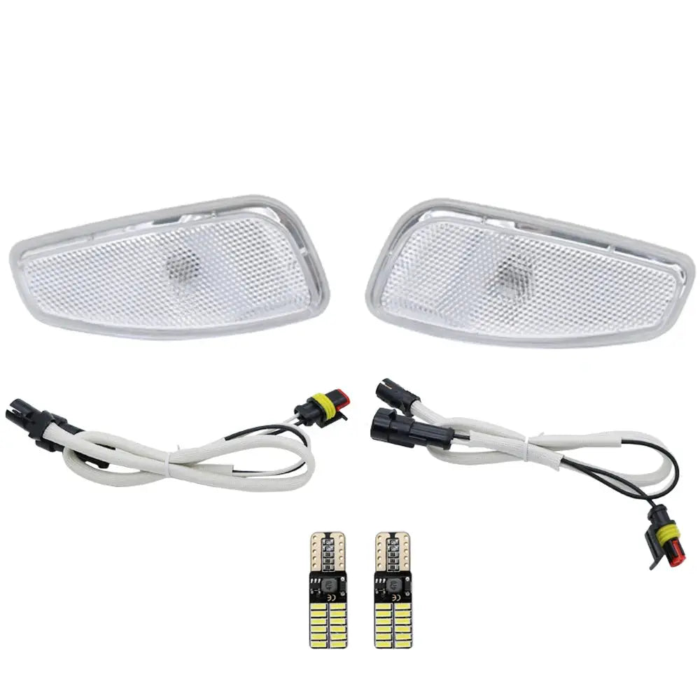 For Jeep Renegade 2014-2019 Accessories Front Turn Side Signals Lights Reflection Warning Turn Signal with t10 led orange bulb by InterCyprus Trading Ltd