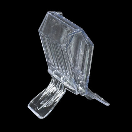 Queen Bee Cage Clip &ndash; Clear Plastic Beekeeping Tool