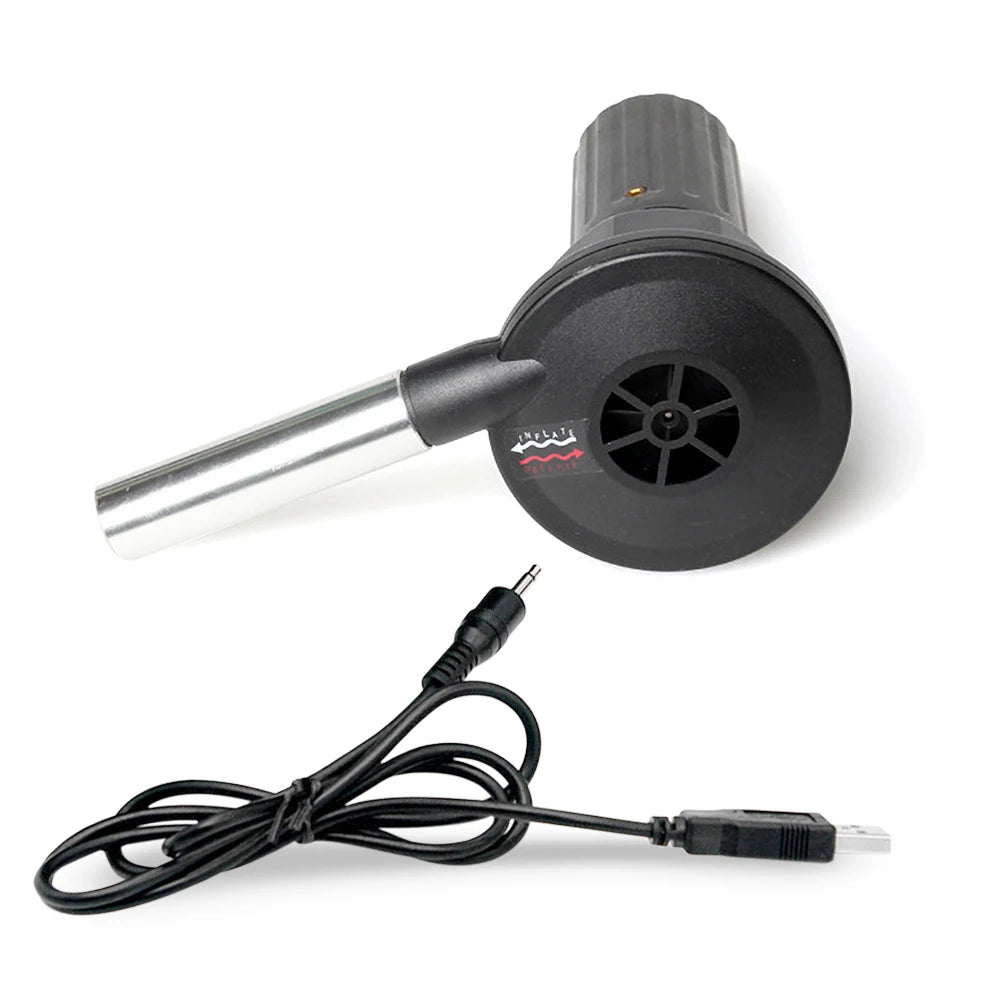 Portable USB BBQ Air Blower for Outdoor Cooking