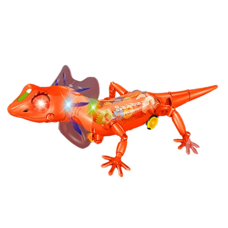 Electronic Pets Lizard Walking Toy &ndash; Realistic Walking Motion Orange