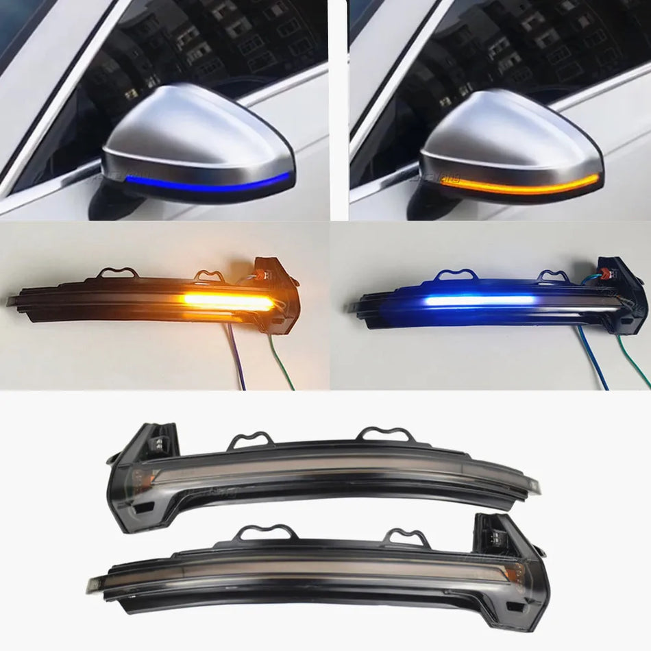 Sinalizador LED Dinâmico para Audi A4 A5 S4 S5 RS5 B9 Indicador do Espelho Lateral