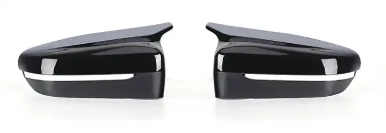 Carbon Fiber Mirror Cover Trim For BMW 3 4 5 7 Series Glossy Black