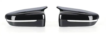 Carbon Fiber Mirror Cover Trim For BMW 3 4 5 7 Series Glossy Black
