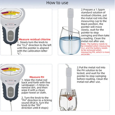 New 2 In 1 PH Chlorine Meter CL001 &ndash; PH Chlorine Tester