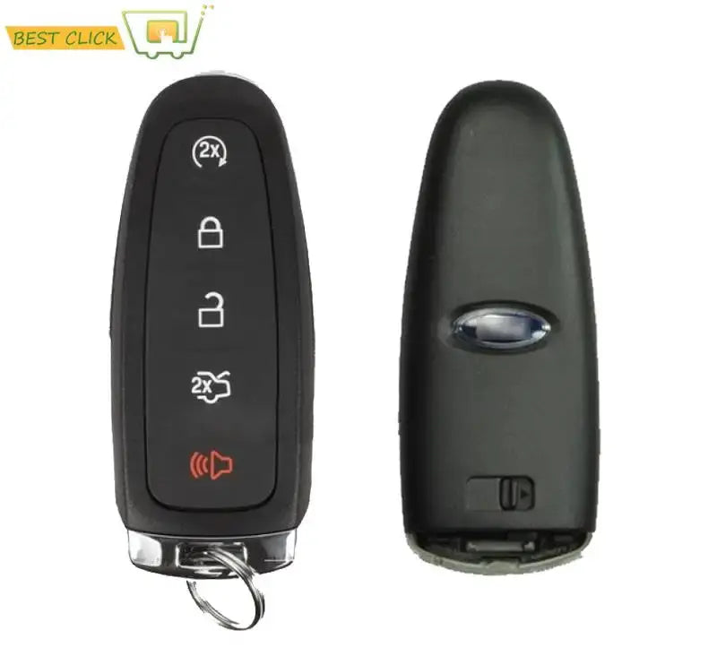 5 Buttons Silicone Car Keyless Fob Shell Case For Ford Edge Escape Focus Taurus Explorer Flex C-MAX Remote Key Cover Protector by InterCyprus Trading Ltd
