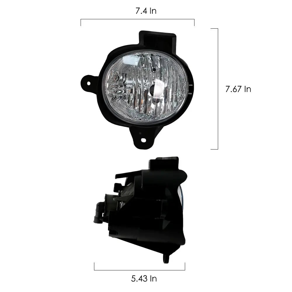 For Toyota Hilux Vigo Champ 2011 2012 2013 2014 M&C Car Fog Light Assembly Kit Front Bumper Fog Lamp Replacement Harness Switch by InterCyprus Trading Ltd