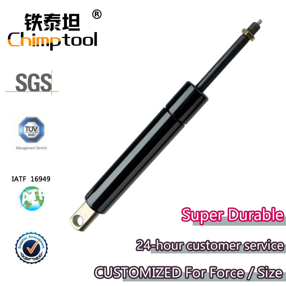 Ρυθμιζόμενο Κλειδωτό Αμορτισέρ Αερίου για Υποστήριξη Ανελκυστήρα Επίπλων, Ατσάλι, 150k Κύκλοι