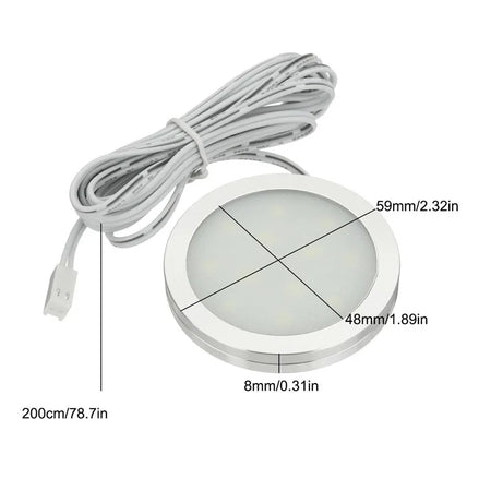 4PCS LED Spot Lights for Boats, Campers &amp; Trailers - 12V Interior Lighting