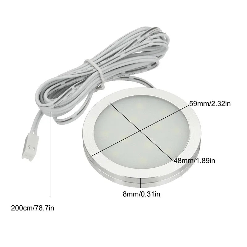 4PCS LED Spot Lights for Boats, Campers &amp; Trailers - 12V Interior Lighting