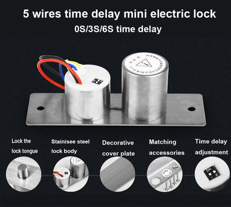 B2L-mini Fail Safe 12V Bolt Lock Solenoid &ndash; Easy Install