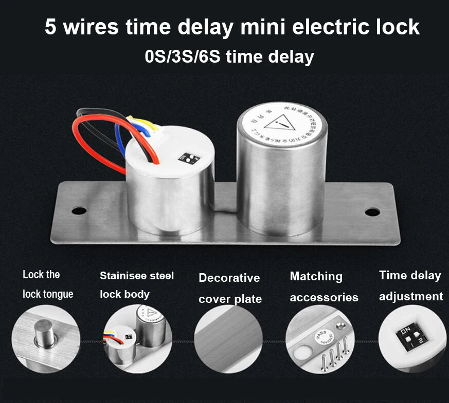 B2L-mini Fail Safe 12V Bolt Lock Solenoid &ndash; Easy Install