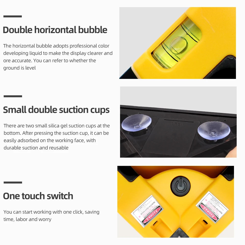 Right Angle 90 Degree Square Laser Level - High Precision