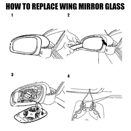 For BMW E90 Mirror Heated Side Mirror Glass Rearview Mirror For E92 E91 E93 E82 E88 E86 E85 Z4 51167157247 51167157246 by InterCyprus Trading Ltd