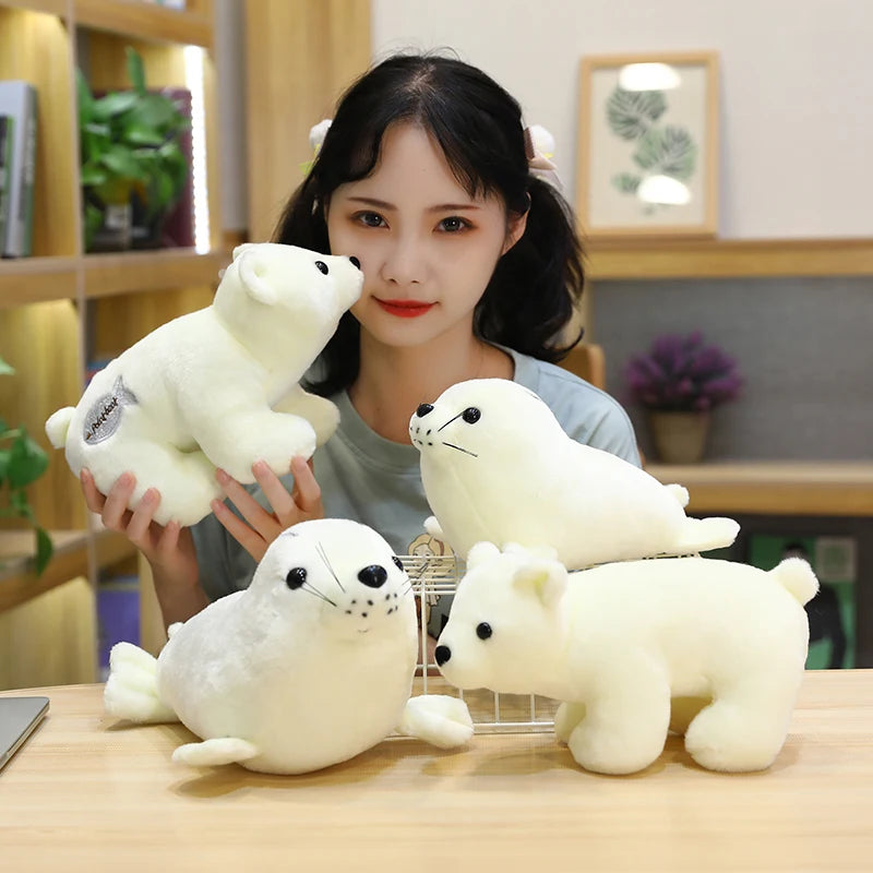 24cm Yoocour Polar Bear Plush Toy