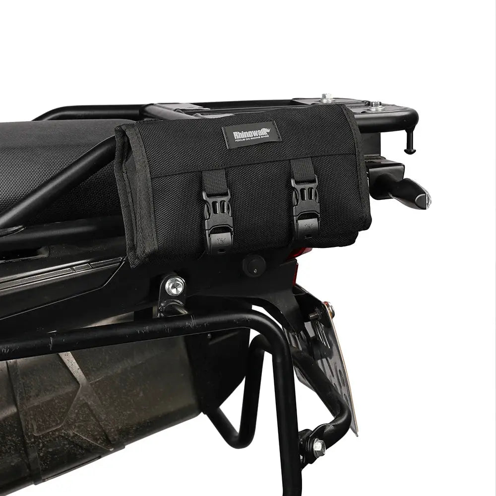 Rhinowalk Motorcycle Tool Bag Roll Toolkit Saddle Bag Portable Repair Kit Storage Pouch Universal Large Capacity Side Tool Bag by InterCyprus Trading Ltd