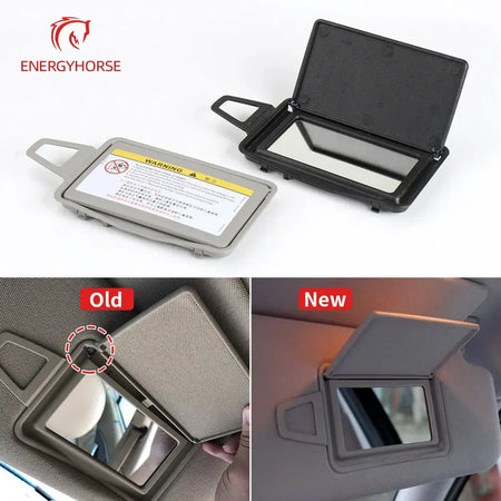 For Benz W211 Car Interior Sun Shade Visor Makeup Cosmetic Mirror Cover For Mercedes E CLS Class W219 Auto Accessories by InterCyprus Trading Ltd