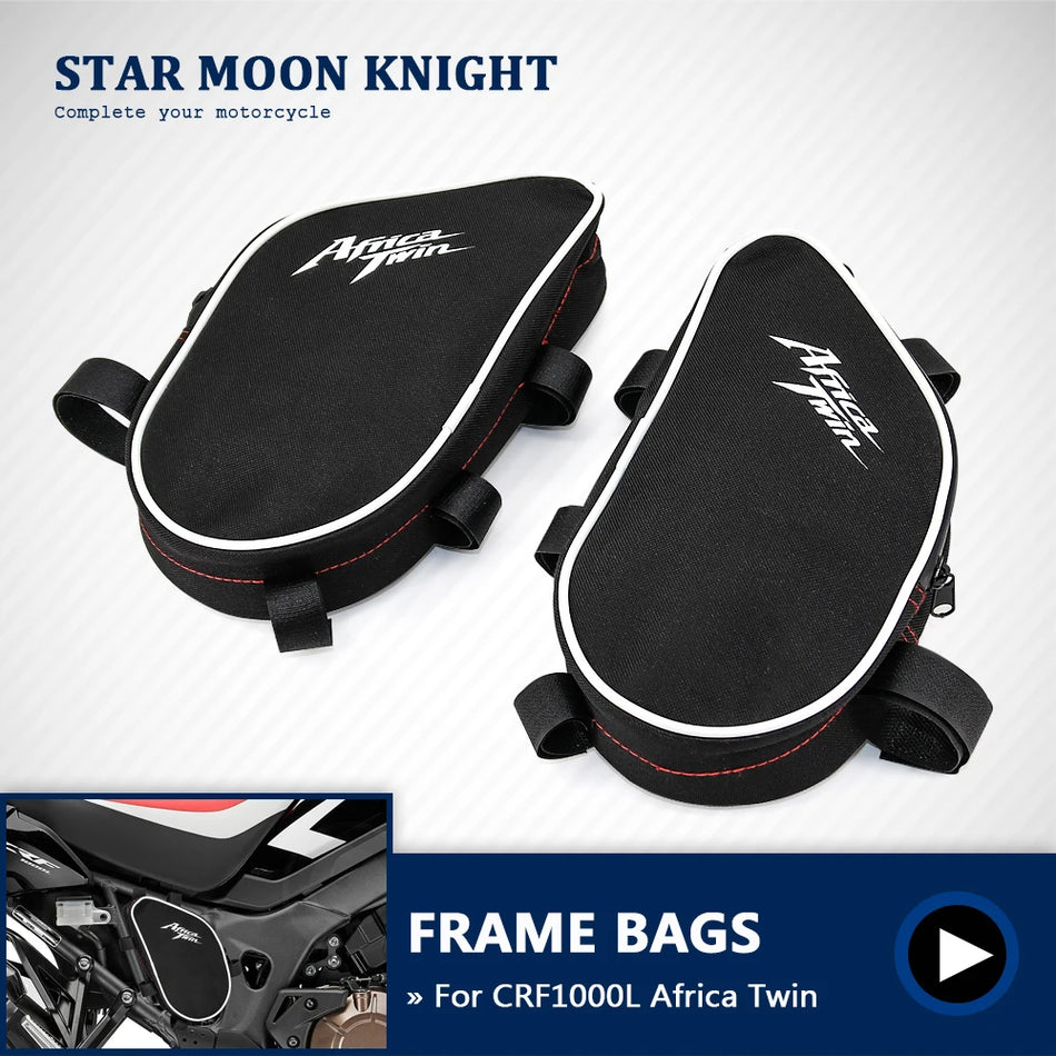 Honda Africa Twin CRF1000L verktygsväska med vattentätt textilramfäste för reparationsverktyg