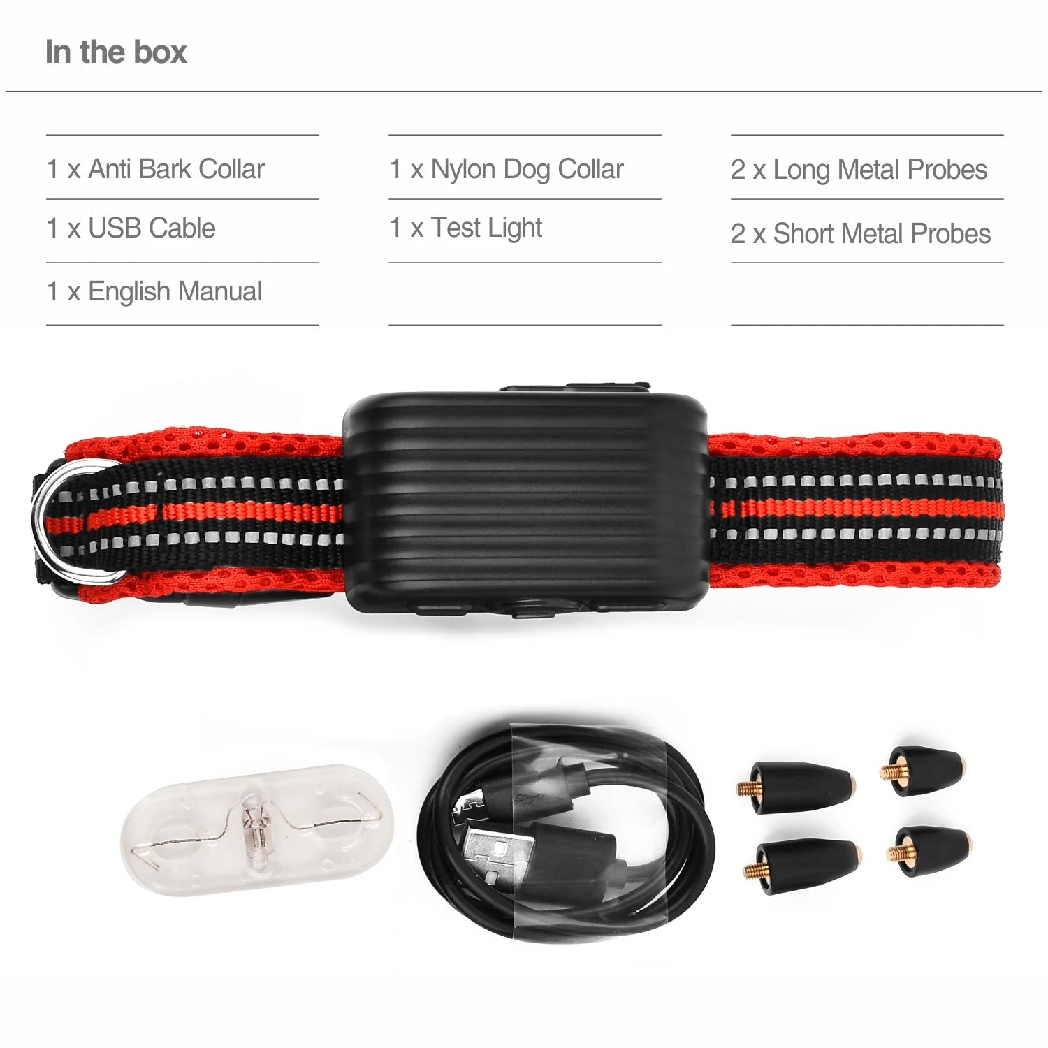 DobeChoice Bark Collar &ndash; Waterproof Rechargeable 3 Modes