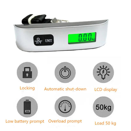 Luggage Scale &ndash; High Precision Digital LCD Display 50kg