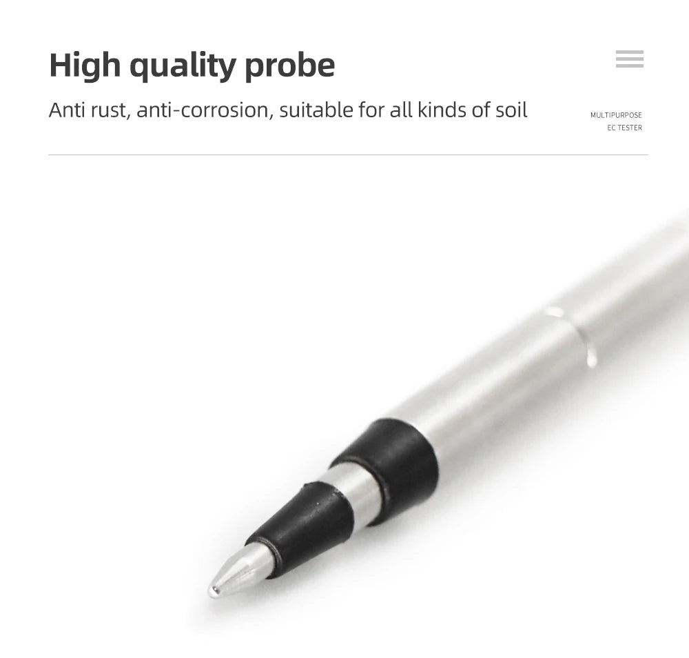 EC-3185 Waterproof Soil Tester &ndash; 3 In 1 EC TDS CF Meter