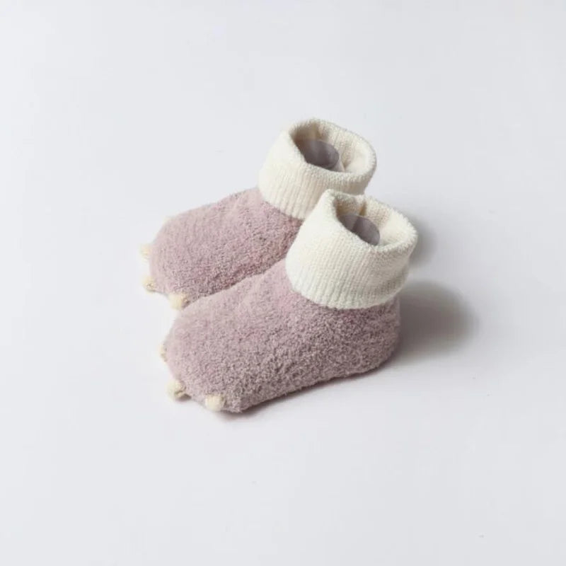 Adorable Cozy Baby Socks for Autumn and Winter Light purple / S 0-6 months