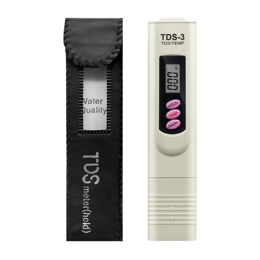 TDS Meter 0-9990ppm Digital PH Meter - High Precision Only TDS Meter