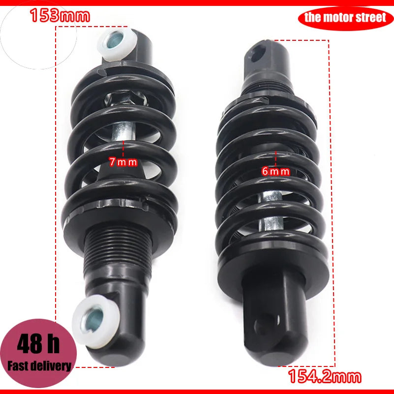 8mm Rear Shock Absorber with Black Spring for China Small Harley Citycoco Electric Scooter