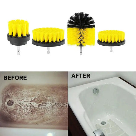 Drill Brush Cleaner Kit Power Scrubber For Bathroom