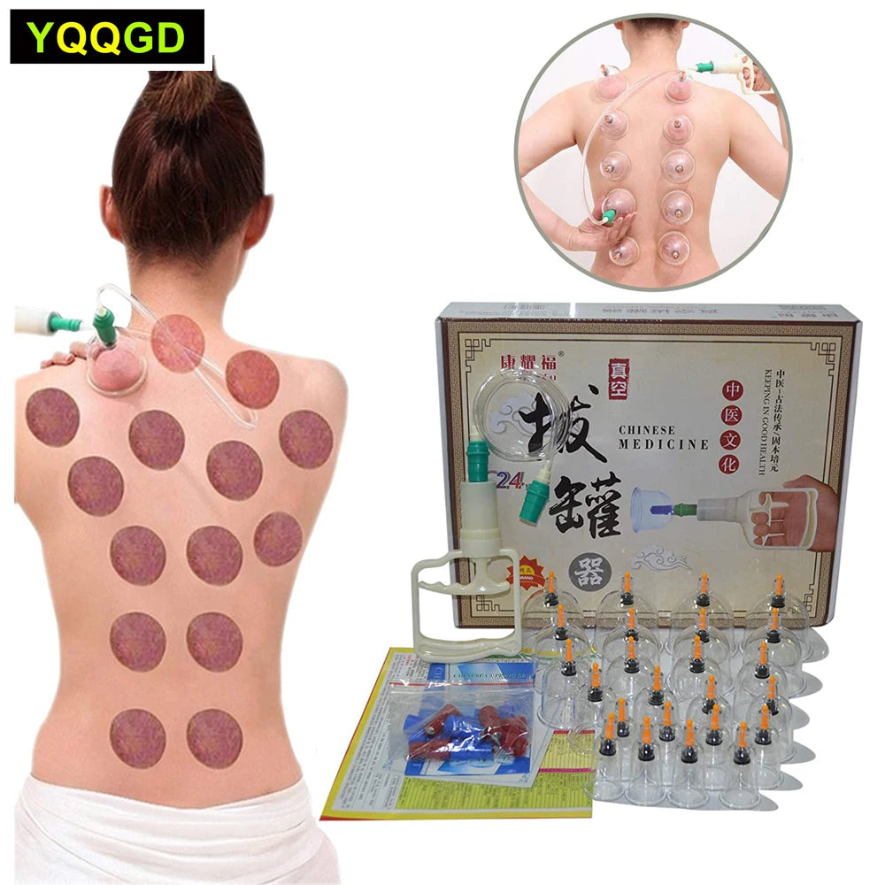 Cupping Massage Cups Therapy Set &ndash; Effective Pain Relief Therapy