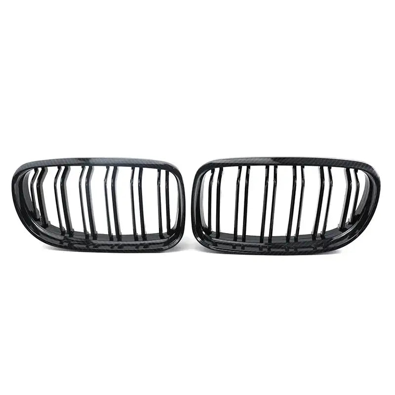 Gloss Matte Black M Color Kidney Front Grille BMW E90 E91 Carbon Fiber