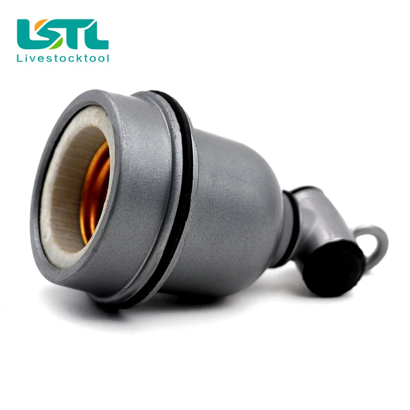 220V Pet Heating Lamp Holder &ndash; Ceramic Construction