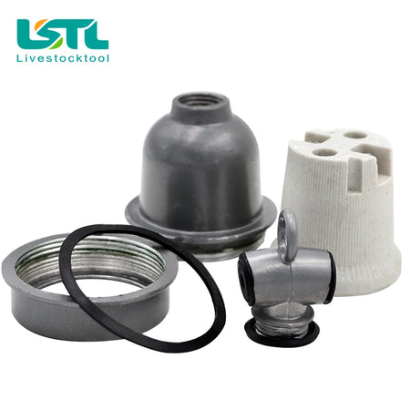 220V Pet Heating Lamp Holder &ndash; Ceramic Construction