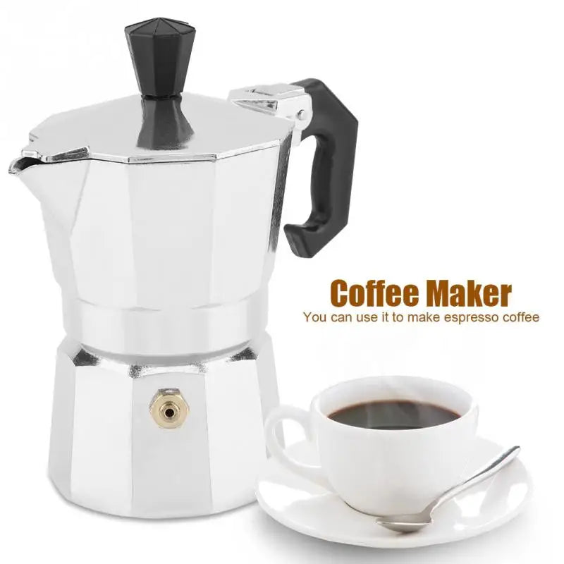 Haofy 1 Cup Aluminium Italian Moka Pot Espresso Maker