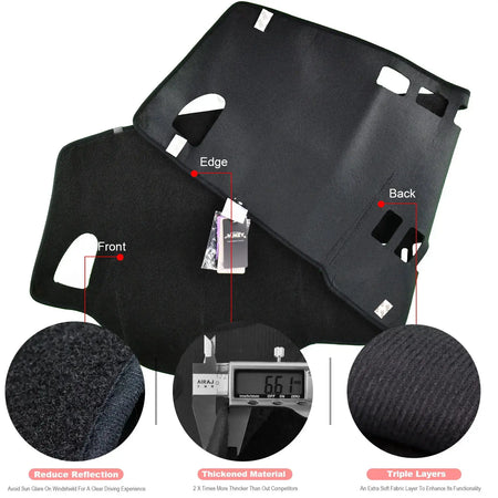 Xukey Fit For Nissan Versa Tiida C11 2007 2008 2009 2010 2011 Dashboard Cover Dashmat Dash Mat Pad Sun Shade Dash Board Cover by InterCyprus Trading Ltd