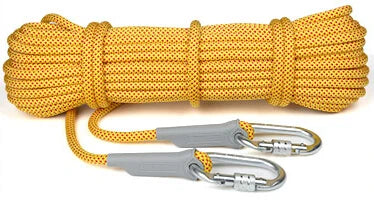 XINDA 10m Rock Climbing Rope &ndash; High Strength 5500lbs Yellow-10meter