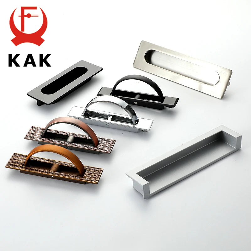 Kak Tatami Hidden Door Handle Zinc Alloy Flush Pull