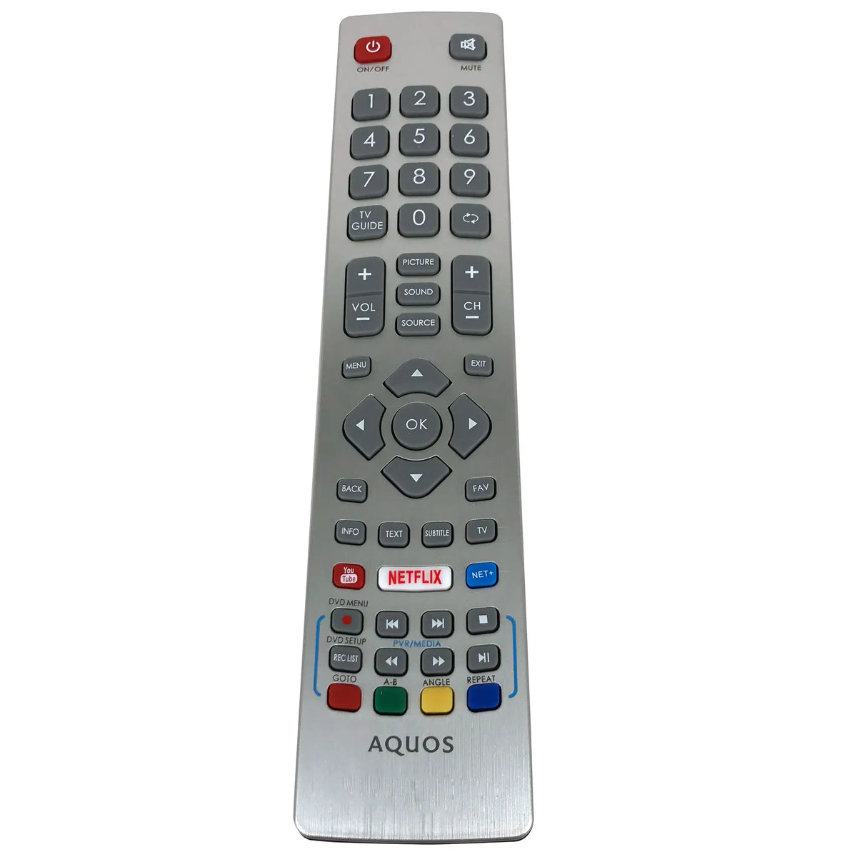 NEW Original Remote control For SHARP Aquos HD Smart LED TV DH1901091551 SHWRMC0115 by InterCyprus Trading Ltd