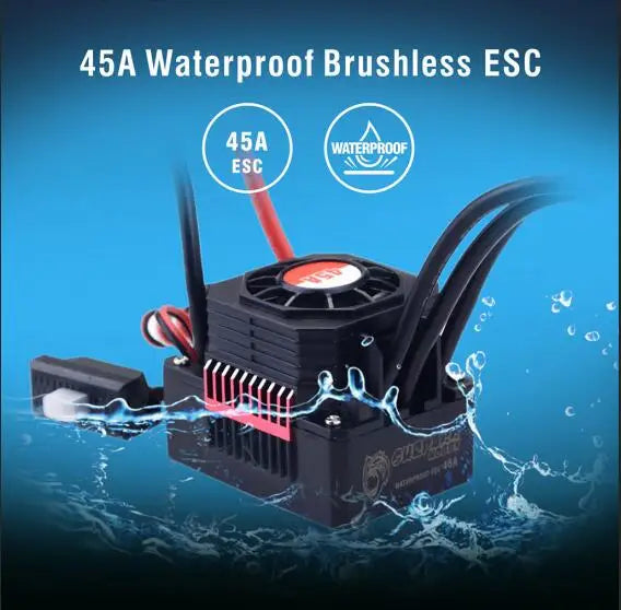 Waterproof 25A 35A 45A 60A 80A 120A 150A ESC Brushless Senseless Speed Controller T / XT60 Plugfor 1/8 1/10 1/12 1/20 RC Car by InterCyprus Trading Ltd