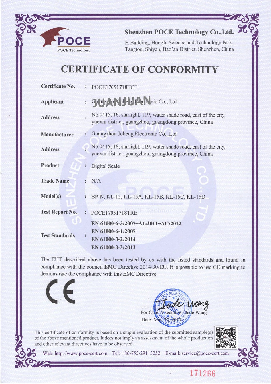 JUANJUAN 10kg Digital Kitchen Scale &ndash; 1g Precision Ultra