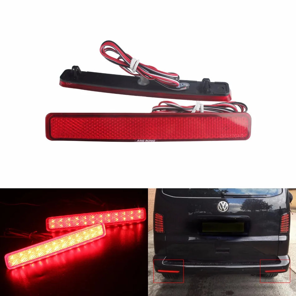 Volkswagen T5 Caravelle Multivan 2003-2011 için Kırmızı LED Arka Fren Lambası