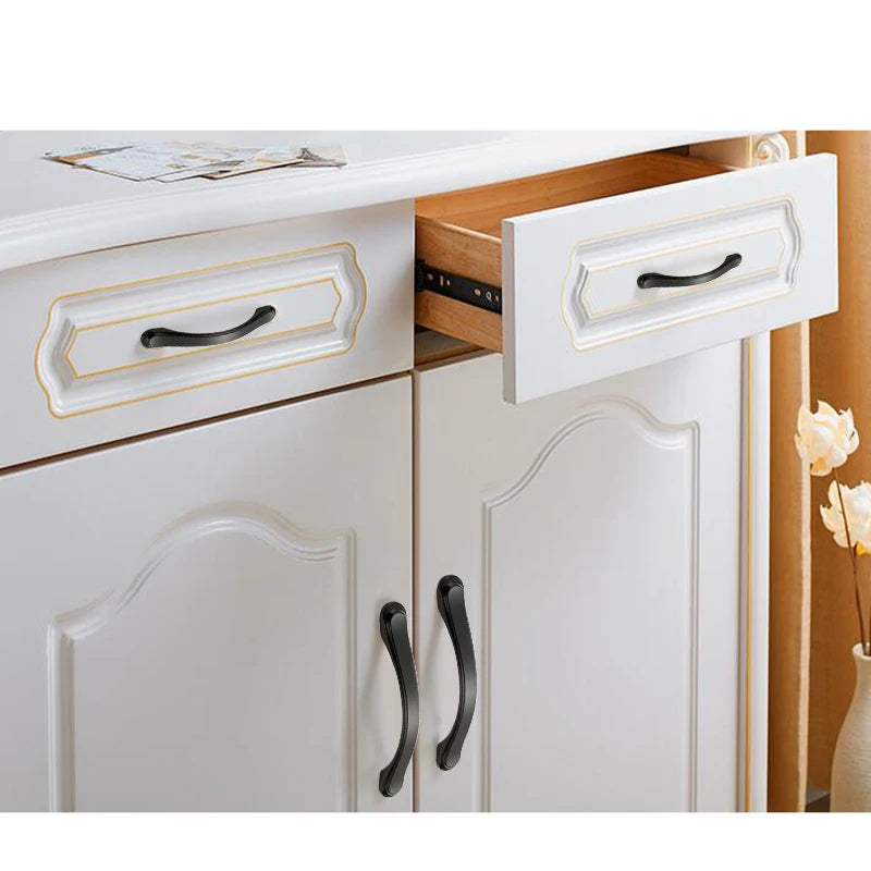 ΚΑΚ Σύγχρονα Χερούλια Ντουλαπιών από Κράμα Ψευδαργύρου για Κουζίνες