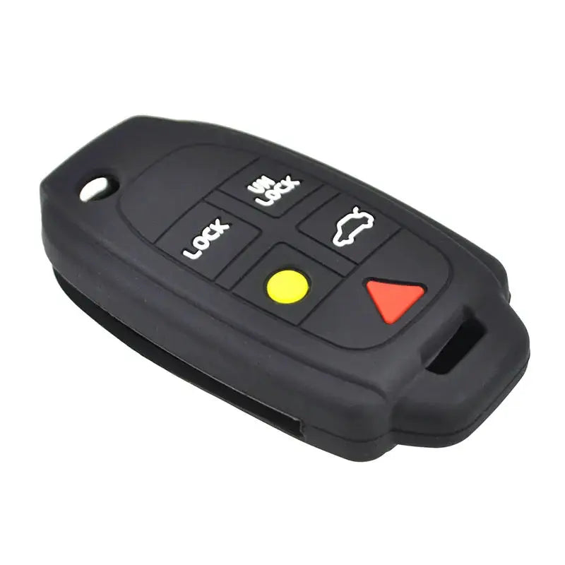 Silicone Car Key Case For Volvo XC90 S80 XC70 S60 V70 Cover Keyless Remote Fob Shell Skin Keyring Key Chain Holder Protector by InterCyprus Trading Ltd