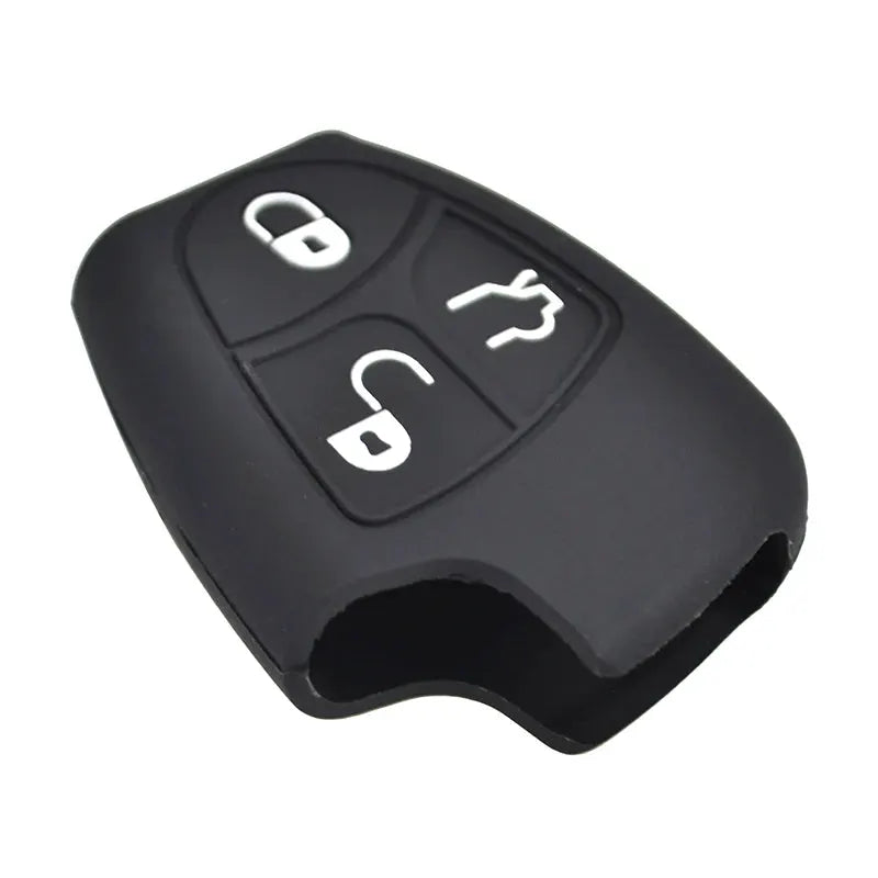 Silicone Key Case Cover For MERCEDES BENZ CLS SL C E S CLASS Keyless Fob Shell Skin Keyring Key Chain Holder Protector by InterCyprus Trading Ltd
